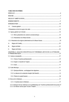 Jeunes ruraux et insertion socioéconomique en Basse Guinée