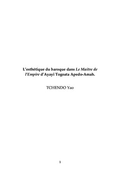 L'esthétique du baroque