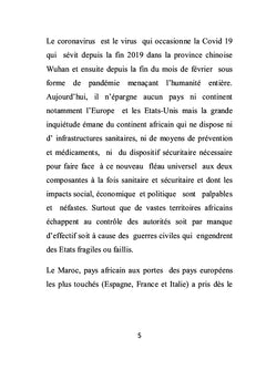 La COVID 19 au Maroc