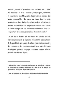 La COVID 19 au Maroc