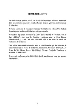 La compétence universelle des juridictions nationales en matière de crimes internationaux