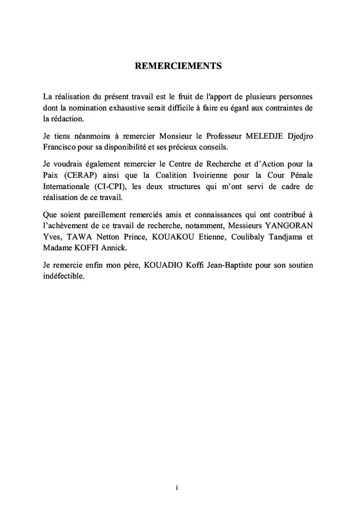 La compétence universelle des juridictions nationales en matière de crimes internationaux