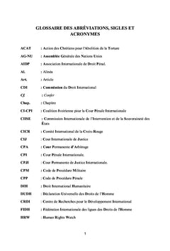 La compétence universelle des juridictions nationales en matière de crimes internationaux