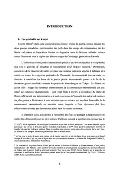 La compétence universelle des juridictions nationales en matière de crimes internationaux