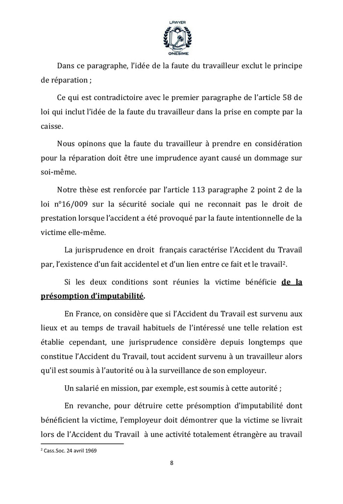 Droit congolais du travail