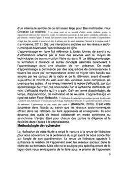 Usages des réseaux sociaux dans la relation enseignant-apprenant
