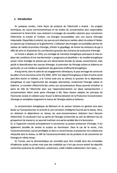 Analyse de Sensibilité d'une Installation Hybride à Base des Sources Renouvelables