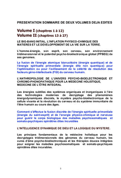 L'ENCYCLOPEDIE DE L'UNIVERS PSYCHO-BIOELECTRONIQUE ET CHROMOPHONOPATHIQUE - VOLUME 3
