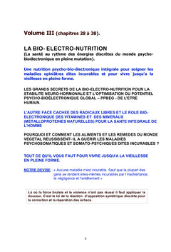 L'ENCYCLOPEDIE DE L'UNIVERS PSYCHO-BIOELECTRONIQUE ET CHROMOPHONOPATHIQUE - VOLUME 3