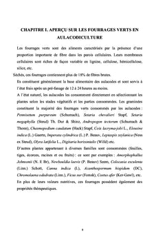 Fourrages Verts en Aulacodiculture