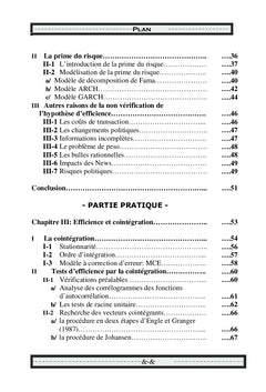 Evaluation de l'efficience du marché des changes tunisien