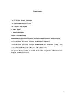 La responsabilité pénale des auteurs des pratiques anticoncurrentielles en droit UEMOA de la concurrence