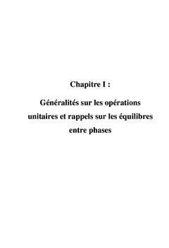 OPERATIONS UNITAIRES