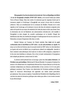 L'Afrique noire et son passé
