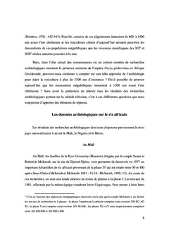 L'Afrique noire et son passé