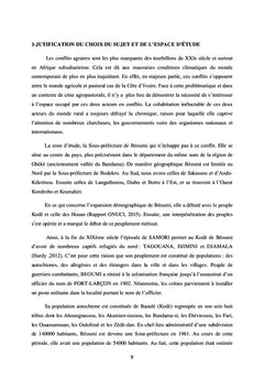Installation des éleveurs peuls et les conflits avec les agriculteurs