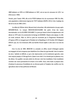 Installation des éleveurs peuls et les conflits avec les agriculteurs