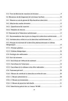 Tuberculose Multirésistante et Schéma thérapeutique court de 9 mois: