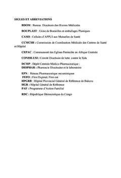 Stage en Pharmacologie