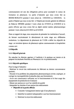Stage en Pharmacologie