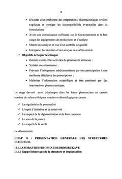 Stage en Pharmacologie