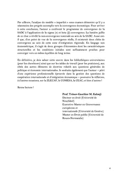 Convergence multilatérale des politiques économiques