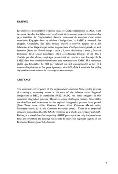 Convergence multilatérale des politiques économiques