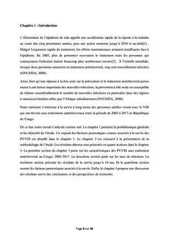 Mémoire d'analyse de survie en Epidémiologie