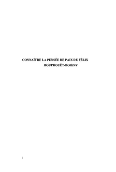 Développement de l'Afrique chez Houphouët-Boigny et Hamidou Kane