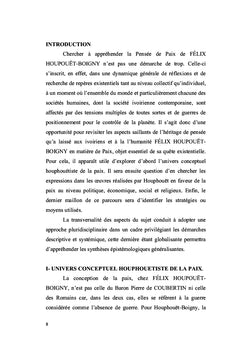 Développement de l'Afrique chez Houphouët-Boigny et Hamidou Kane