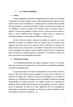 La désintégration phonétique chez un aphasique de Broca