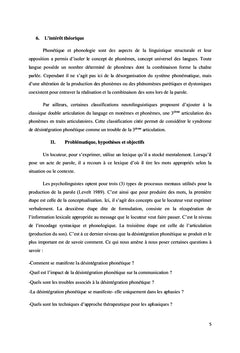 La désintégration phonétique chez un aphasique de Broca