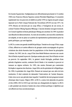 Instabilité politique et croissance économique dans la CEMAC
