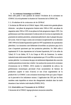 Instabilité politique et croissance économique dans la CEMAC