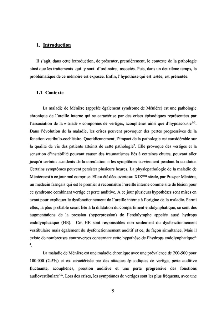 Impact de la re alite  virtuelle dans la maladie de Ménière