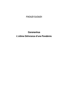 Coronavirus L'ultime Délivrance d'une Pandémie