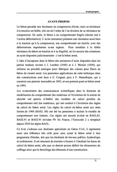 Calcul des éléments en béton armé: Cours et exercices corrigés