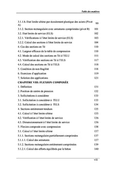 Calcul des éléments en béton armé: Cours et exercices corrigés