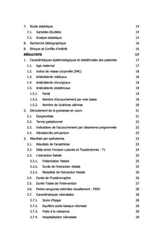La cesarienne ambulatoire