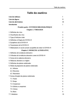 Usage de la médecine alternative pour le traitement contre la COVID-19