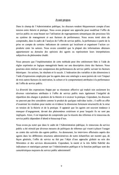L'offre de service public