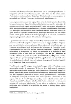 L'offre de service public