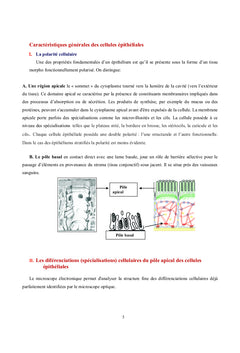Histologie Générale Humaine