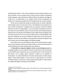 Le dirigeant de la société anonyme en droit français et OHADA