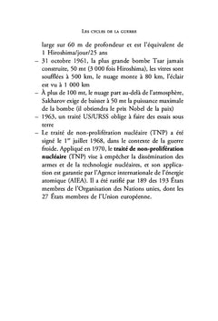 Les cycles de la guerre
