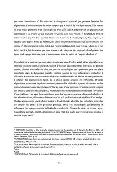 Algorithmes et évolution du droit