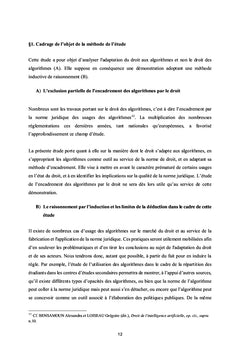 Algorithmes et évolution du droit