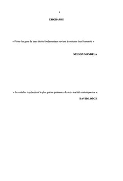Implication des medias dans la promotion des droits des femmes