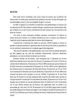 Implication des medias dans la promotion des droits des femmes