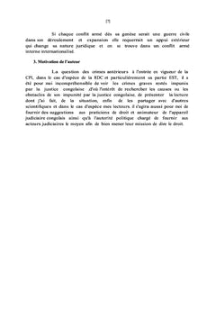 Répression des crimes graves commis en RDC avant 2002